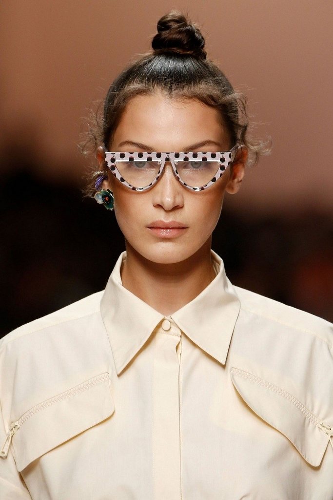 2019. moderni okviri za sunčane naočale sa uzorcima za žene Fendi
