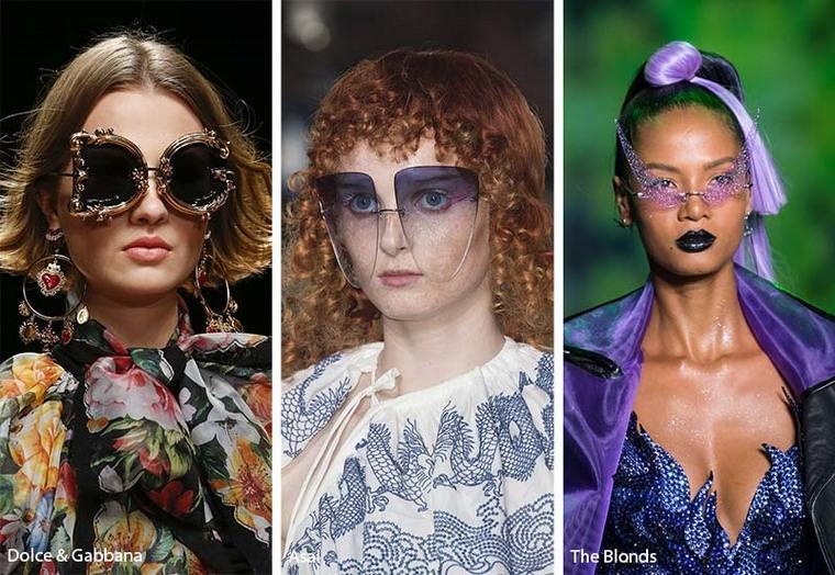 divatos napszemüveg 2019 egyedi formájú nő