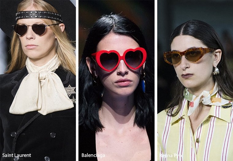 2019 divatos napszemüveg szív alakú nők