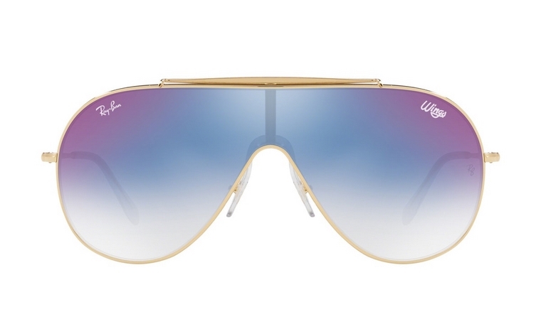 Occhiali da sole alla moda con scudo Ray Ban 2019