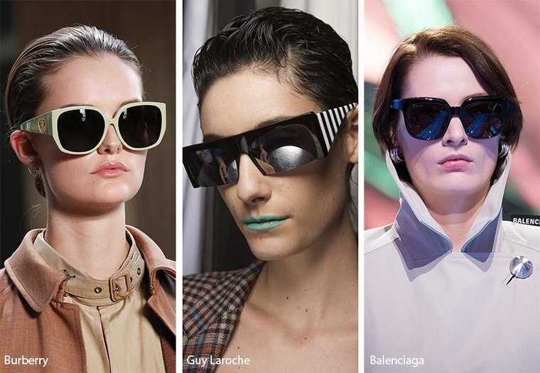 Occhiali da sole alla moda 2019 con lenti nere da donna