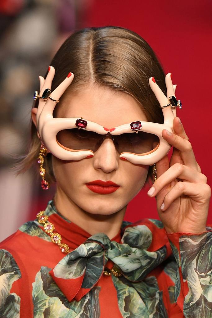 Occhiali da sole alla moda 2019 bling Dolce e Gabbana