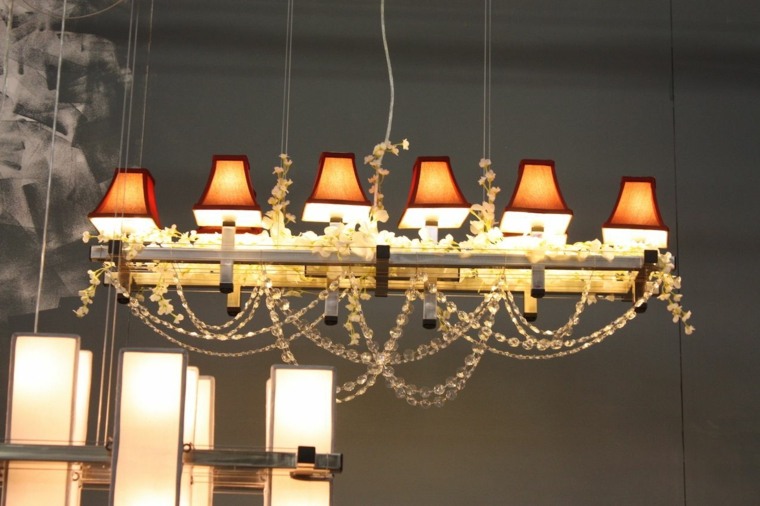 lampada a sospensione moderna per sala da pranzo