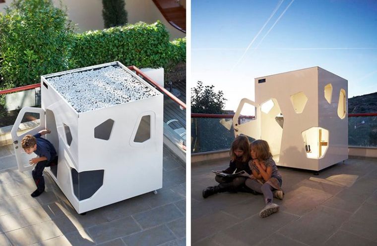 idee per decorare il giardino della casa dei bambini all'aperto