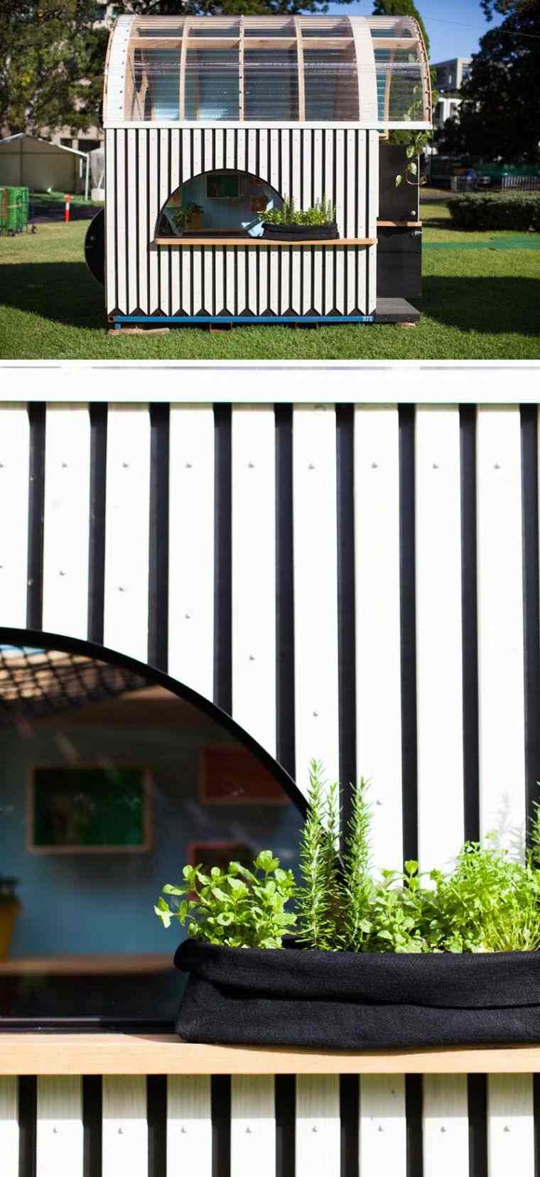 casa bambini esterno legno giardino parco giochi