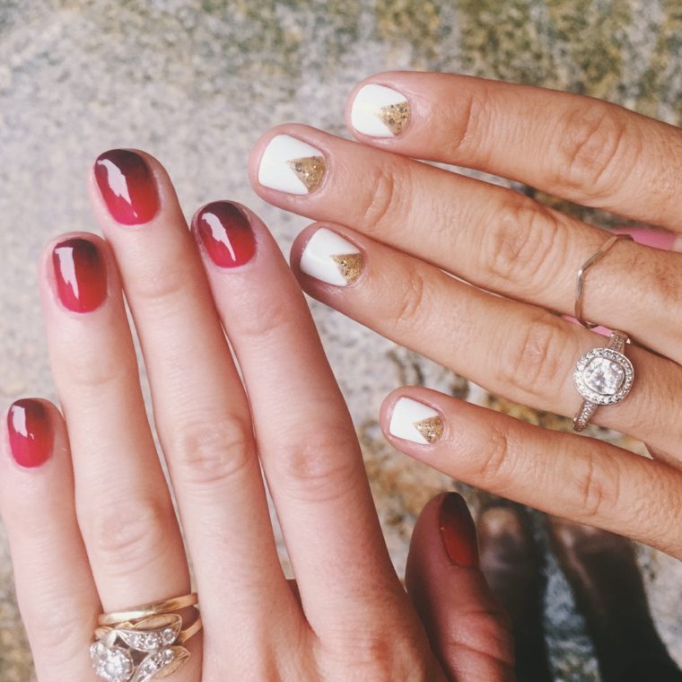 manicure-varianti-matrimonio-rosso-brillante-bianco-oro-modello