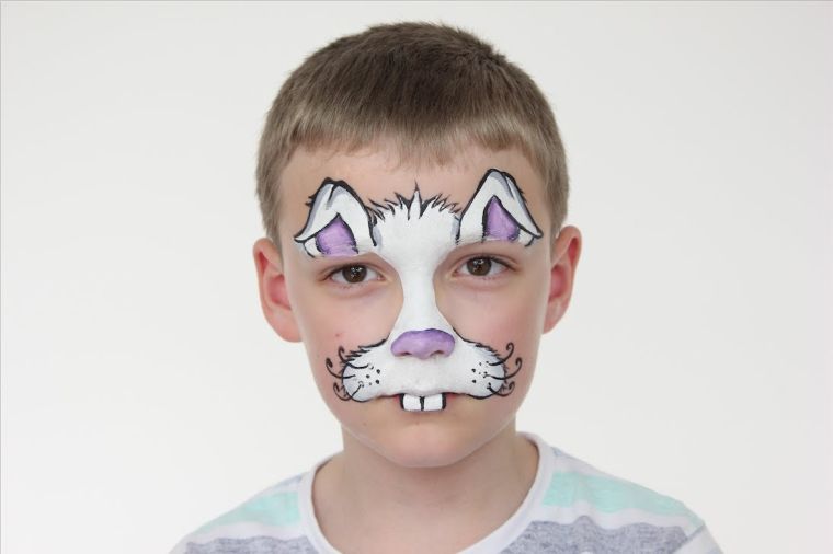 gyerekek halloween smink jelmez modell
