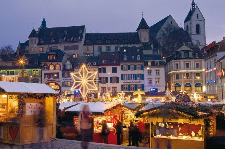 Bazelio Kalėdų mugė Šveicarija