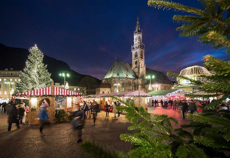 Bolzano Kalėdų mugė Italijoje
