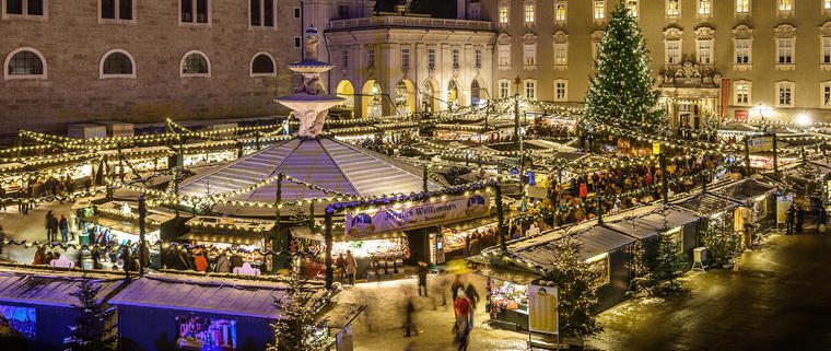 Zalcburgo „Christkindlmarkt“ Kalėdų magija