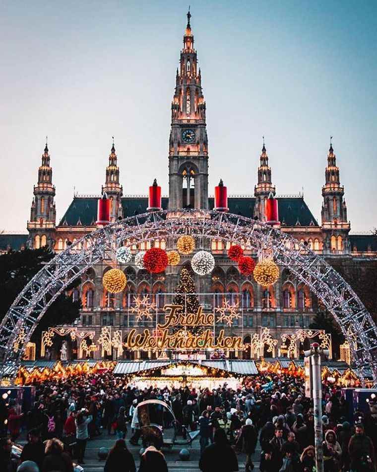 Christkindlmarkt Vienos kalėdinis turgus