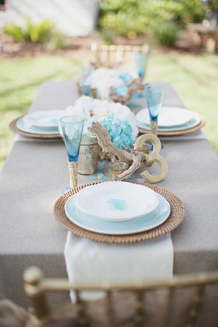 rusztikus esküvői asztal dekoráció