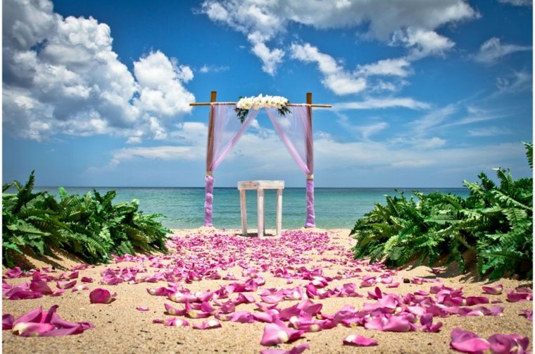 tema matrimonio mare-romantico-spiaggia-rosa