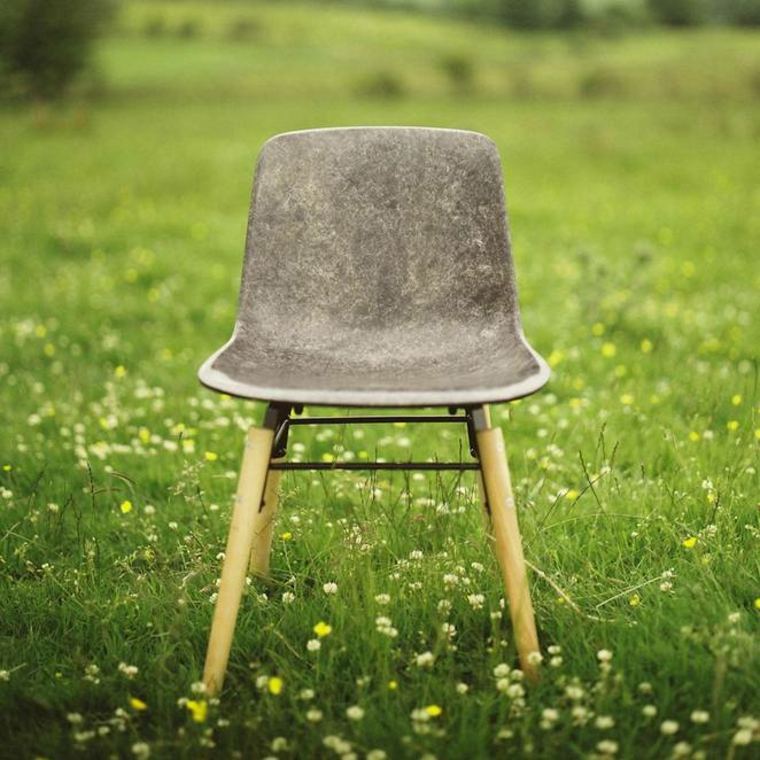 kėdė moderni medžiaga medžio dizaino idėja išdėstymas natūralios medžiagos
