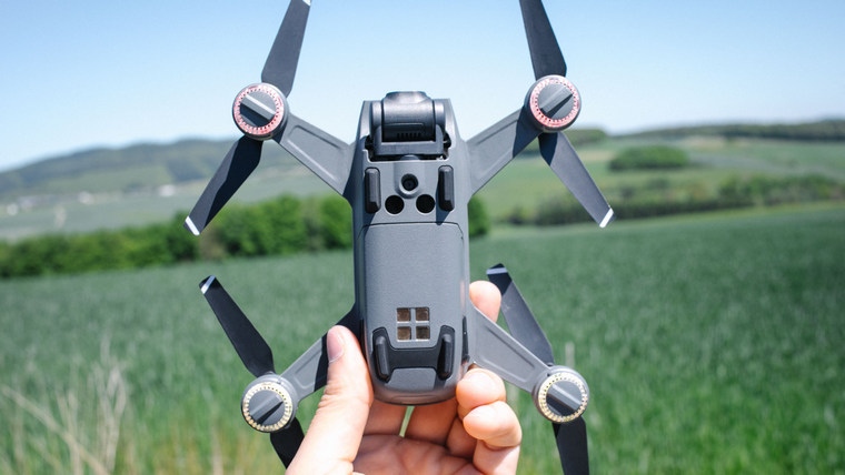 legjobb drone 2019 DJI Spark alsó rész