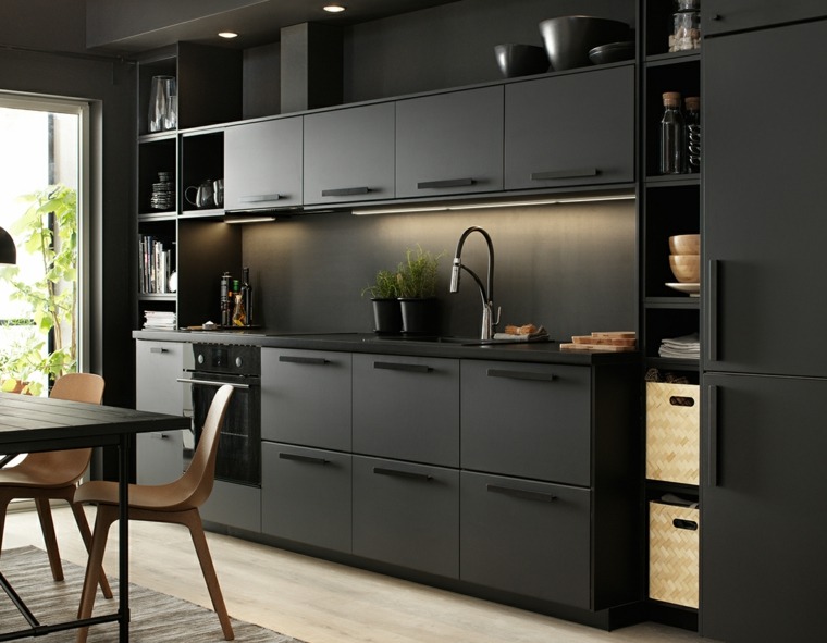 Armadio da cucina Ikea nero-catalogo-2018