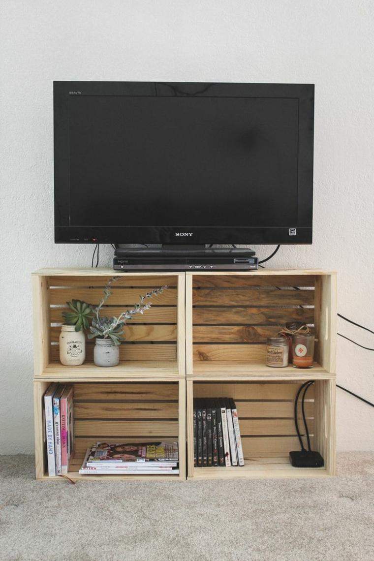 fa raklapos TV szekrény tippek a síkképernyős támogatás tárolásához