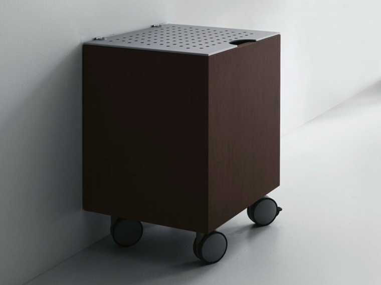 kupaonica drveni kotačići ideja dizajna namještaja za uređenje prostora