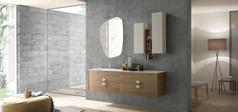 mobile bagno in legno-contenitore-sospeso-azzura