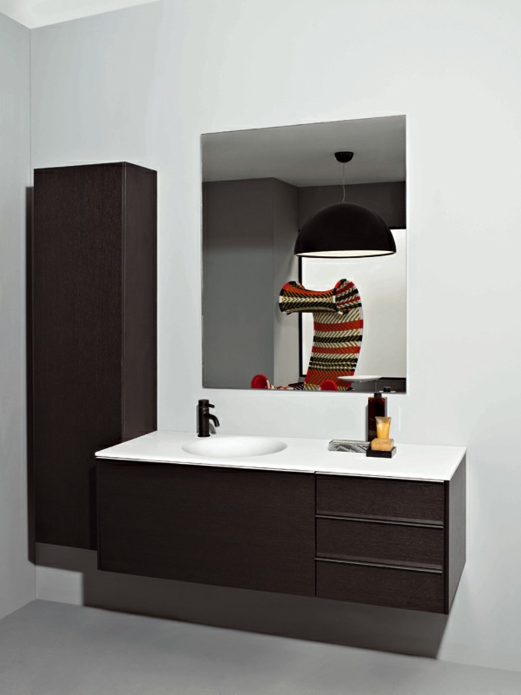 idee di design per mobili da bagno in legno