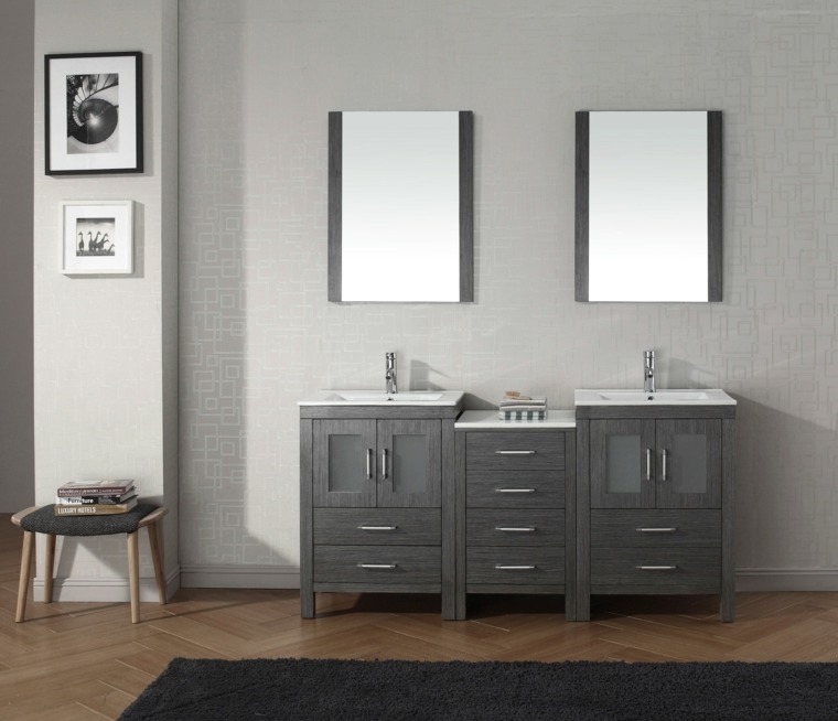 mobiletto bagno compatto ikea grigio