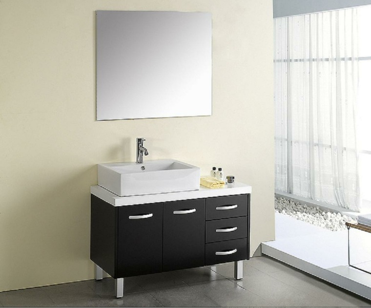 mobile bagno ikea nero