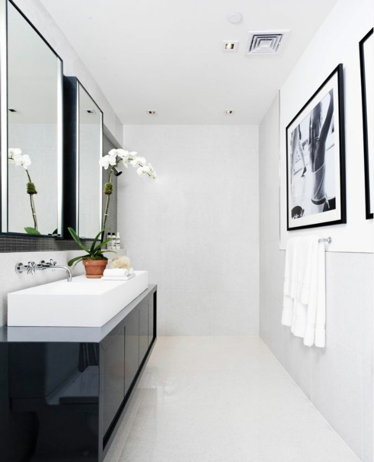 designer fürdőszobabútor fekete lakkozott fürdőszobabútor