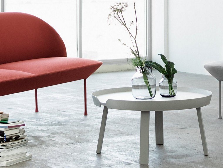 mobili soggiorno alla moda 2019 design poltrona divano tavolino muuto nordic scandinavo