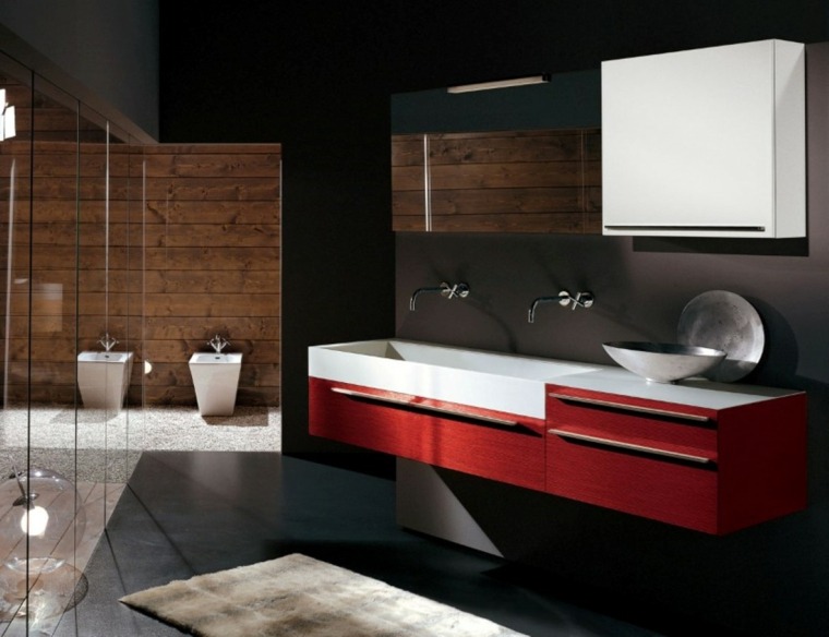 Modern fürdőszoba bútor WC dekoráció