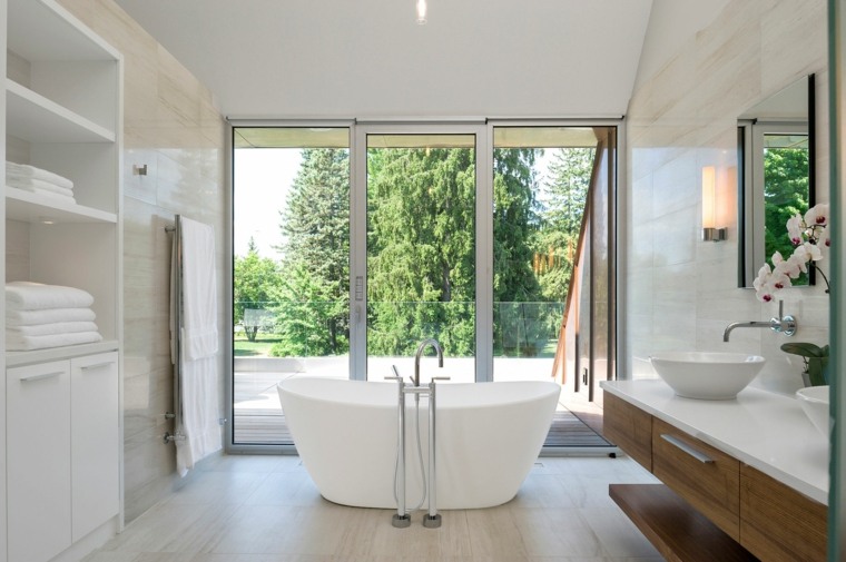 minimalista design fürdőszobai bútorok