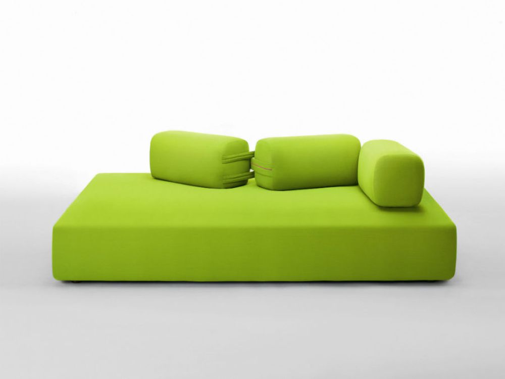 žalių baldų futuristinio dizaino sofa paola lenti