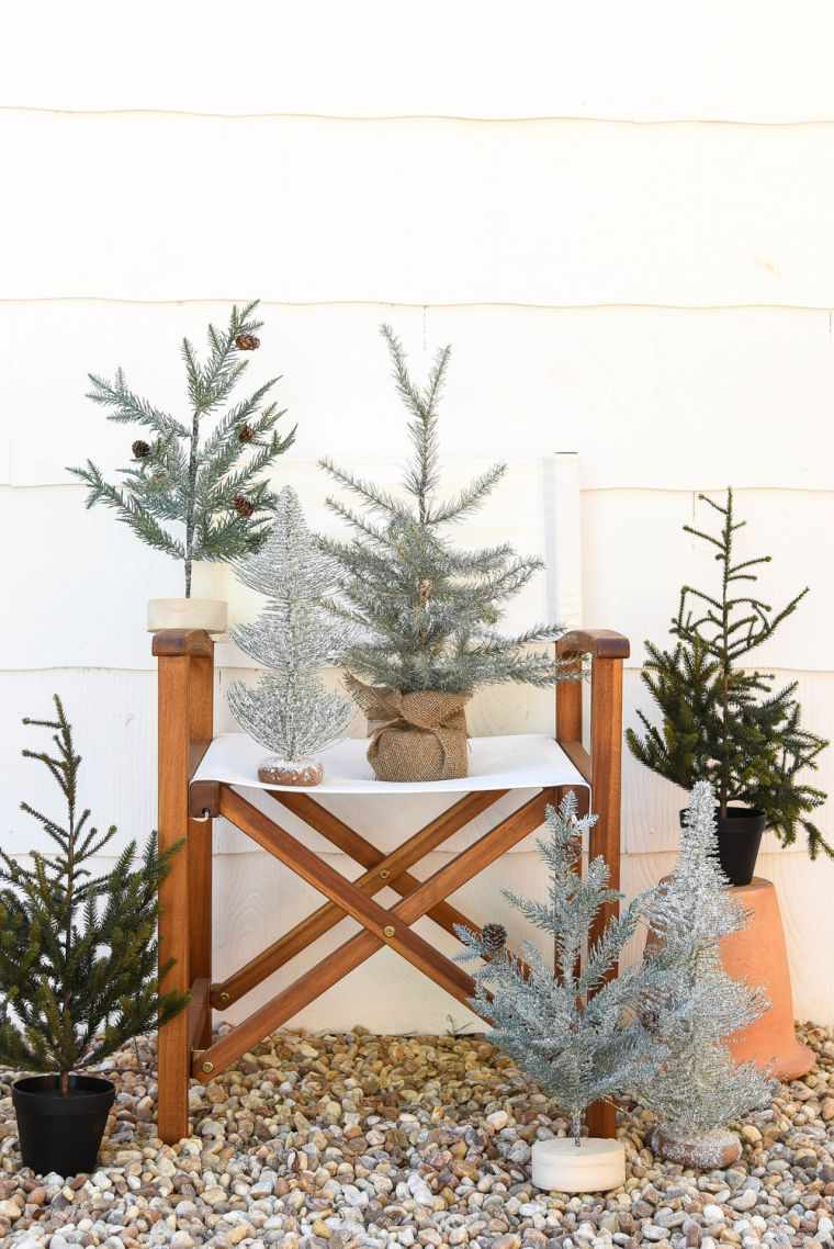 mini albero di natale decorazione originale-idee-fai da te