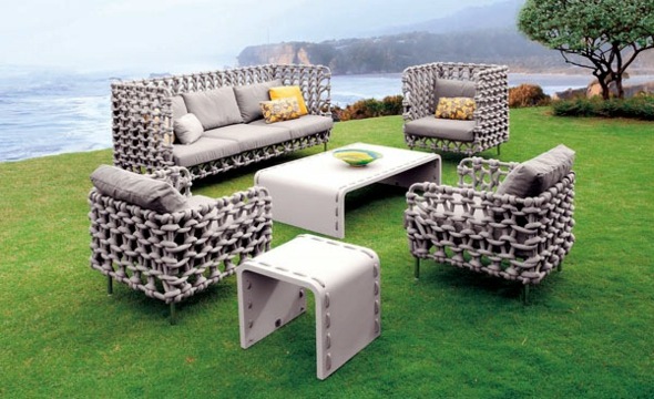 šiuolaikinio dizaino sodo baldai