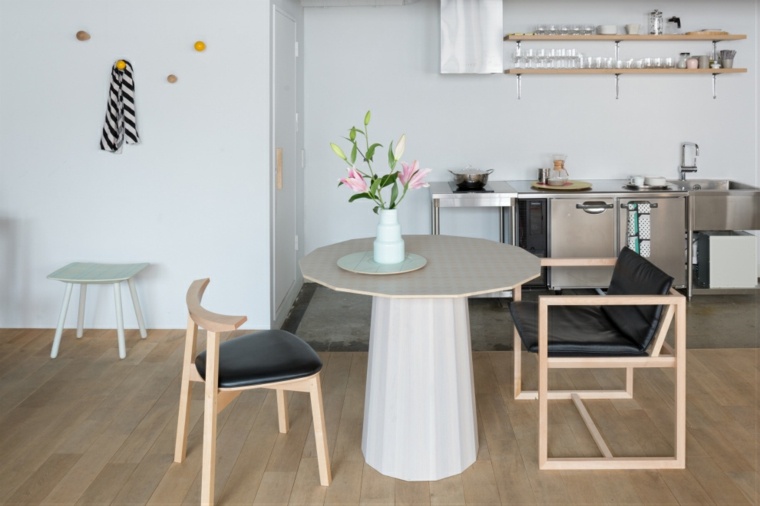 Suvremeni dizajn namještaja blagovaonica drveni stol