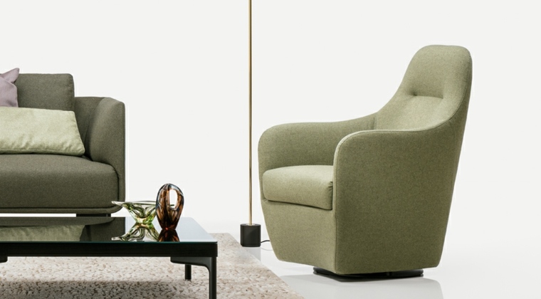 Suvremeni namještaj zelene fotelje modernog stila