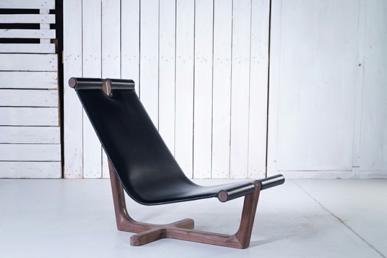 Šiuolaikinės kėdės baldų odos interjero dizainas