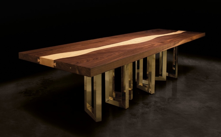 modernaus dizaino baldų dizaino medinis svetainės stalas