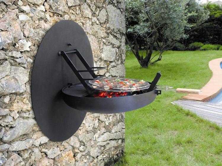 Mobili da giardino per barbecue da parete di design Focus