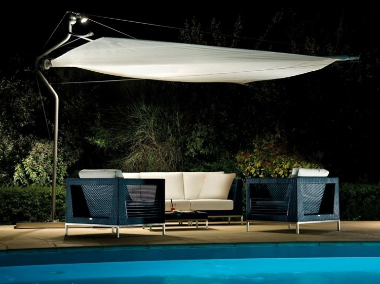 ombrellone da giardino di design Corradi Outdoor Living Space