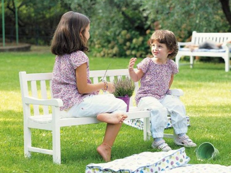 Comoda panca da giardino per bambini Ethimo