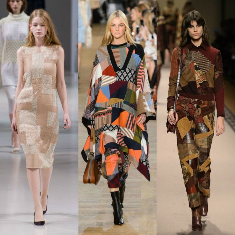 divat őszi tél 2015 patchwork