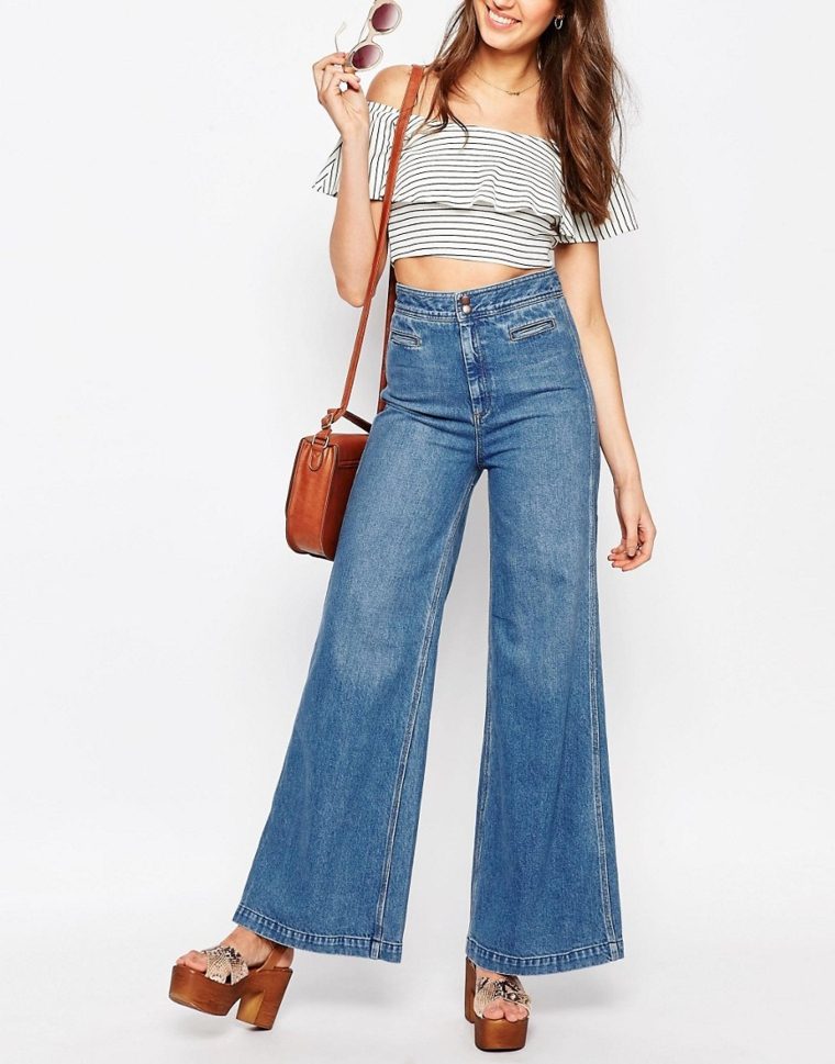 madingos moteriškos ilgų džinsų krepšio odinės basutės