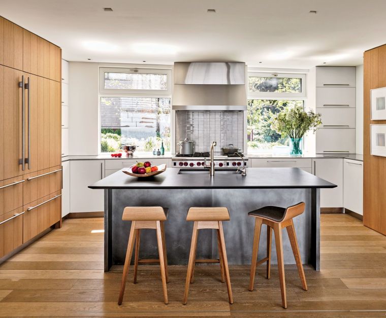cucina-moderna-modello-piccola-isola-nera-design-mobili-in-legno
