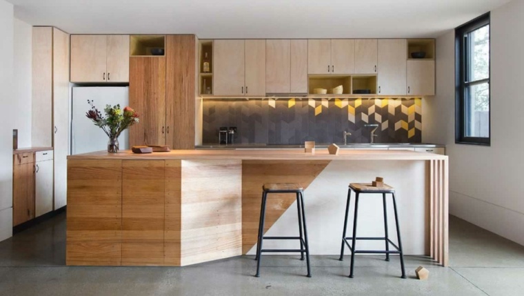 cucina moderna di design in legno