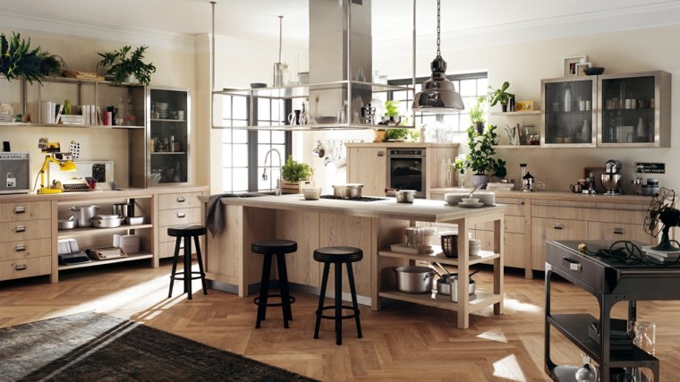 cucina moderna in legno modello 2016