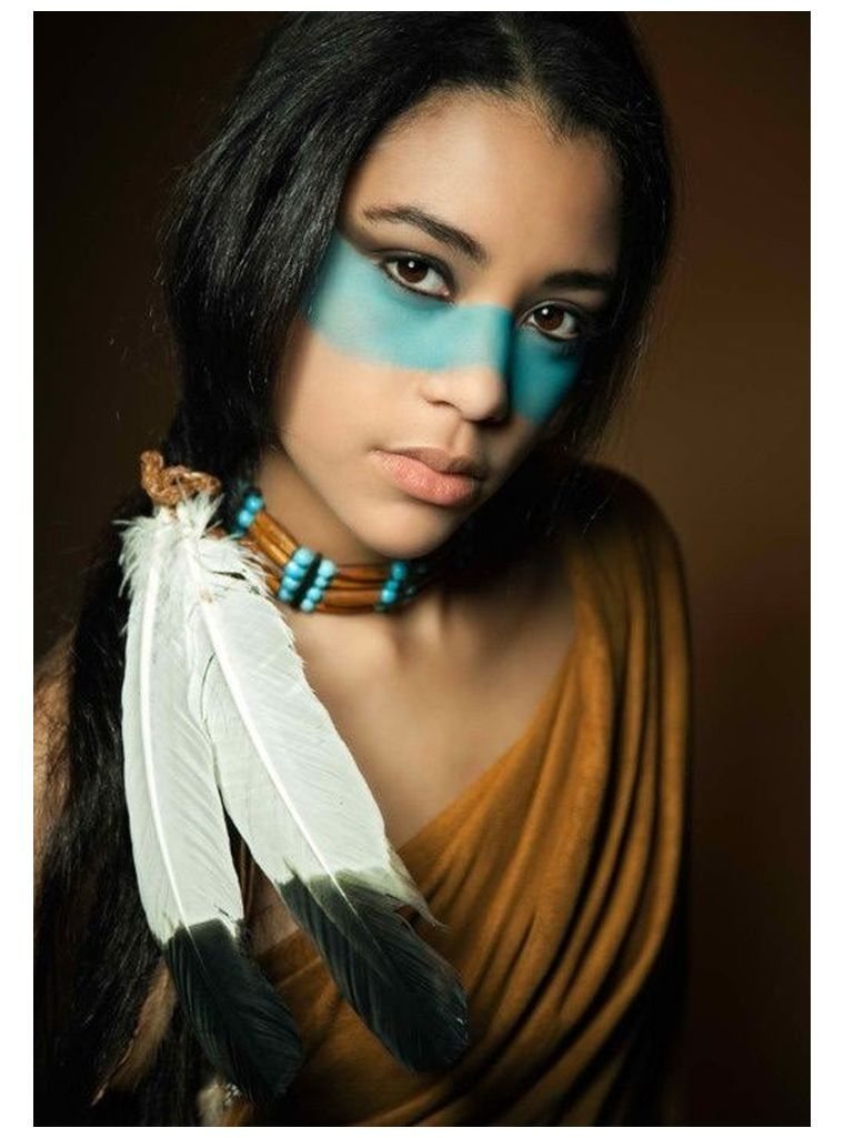indijanka-žena-slika-lice-ideja