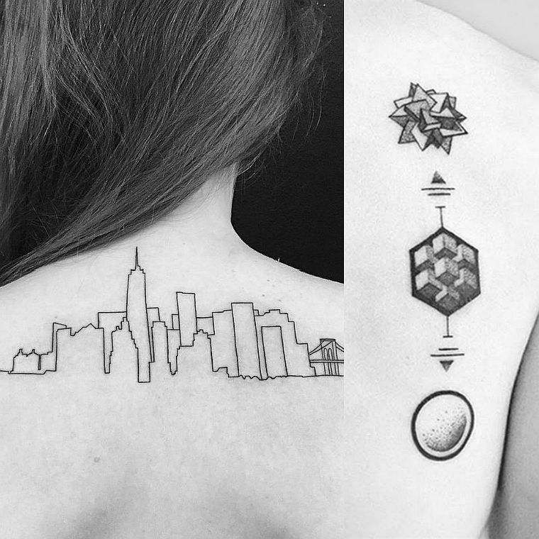 tattoo-style-architecture-idea-building-motif-photo