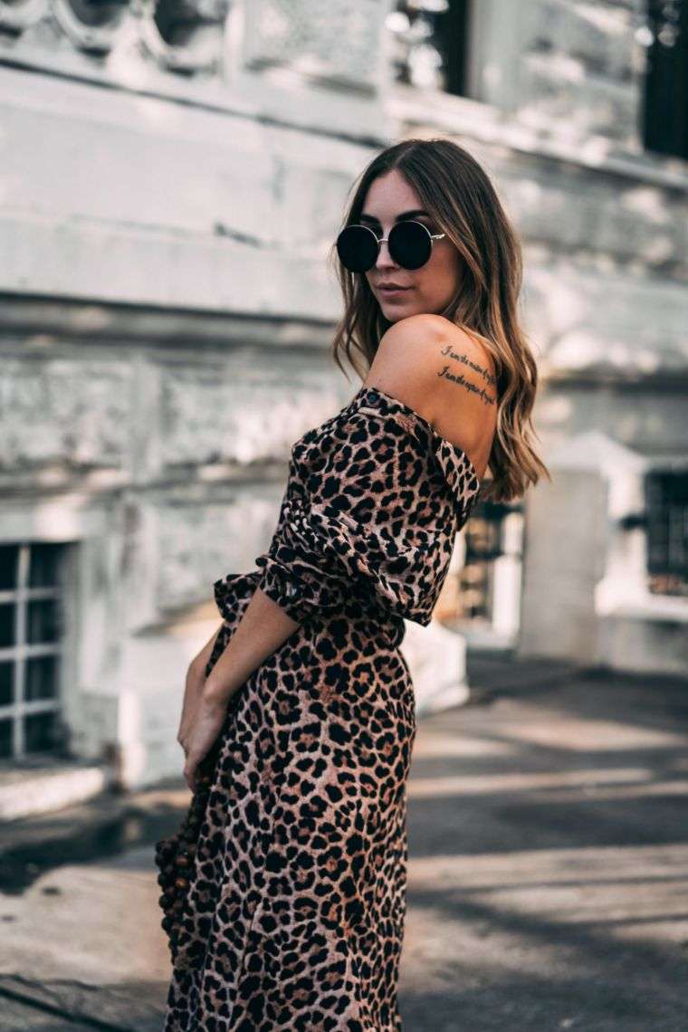 ideja za haljinu od leoparda