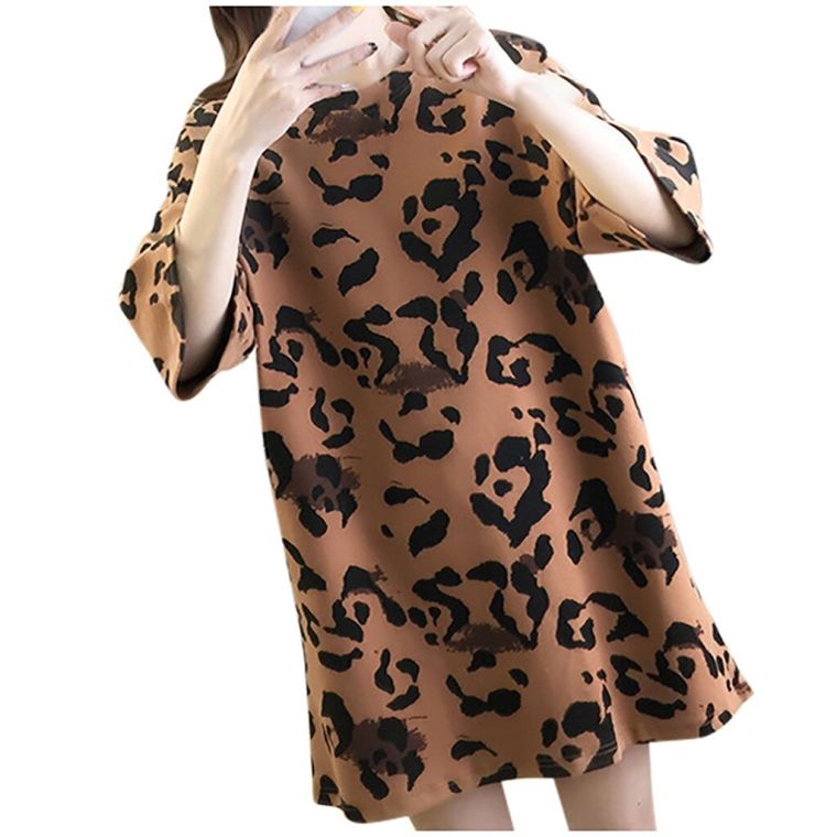 vestito leopardo alce