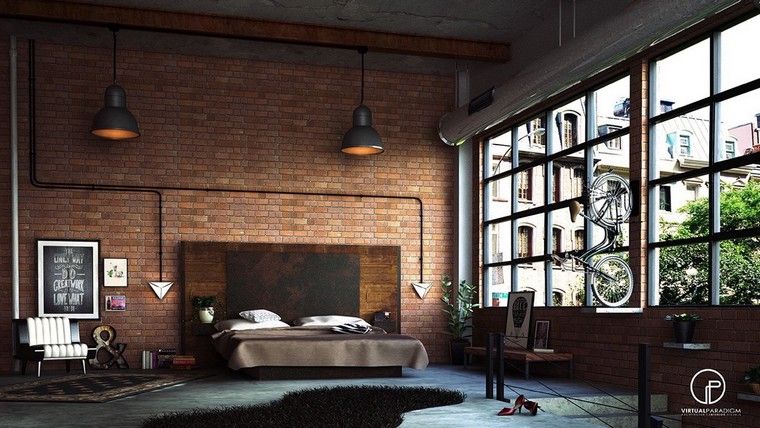 idea della testiera della sospensione dell'illuminazione di design della camera da letto